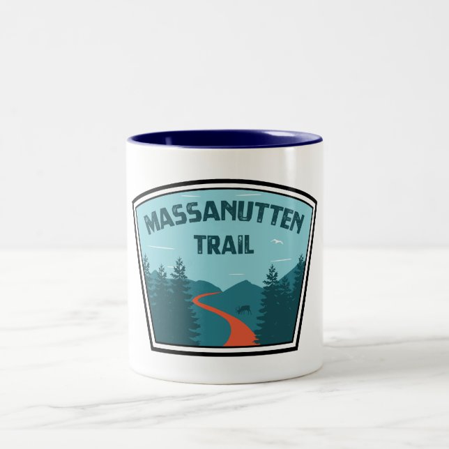 Tasse 2 Couleurs Trail Massanutten Virginie (Centre)