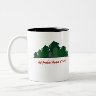 Tasse 2 Couleurs Traînée appalachienne (forêt)