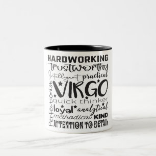 Tasse 2 Couleurs Traits de virus Zodiac/Astrologie