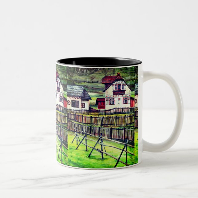 Tasse 2 Couleurs Transylvanie, Roumanie (Droit)