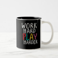 Travailler dur Jouer Harder Jeu Geek Vidéo Nerd Ga