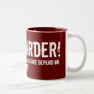 TASSE 2 COULEURS TRAVAILLER PLUS DUR !
