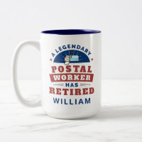 Travailleur de poste retraité Mailman Retraite Fun