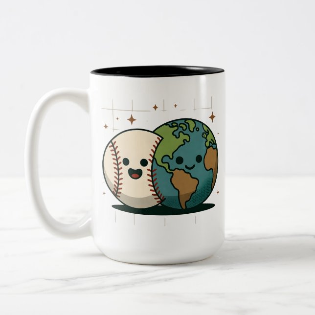 Tasse 2 Couleurs Travball for fan (Gauche)