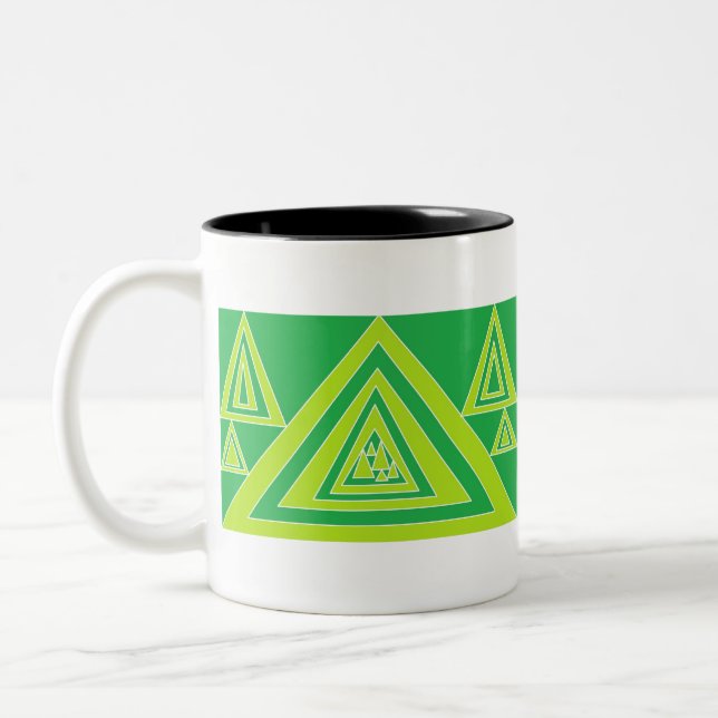Tasse 2 Couleurs Triangles (Gauche)