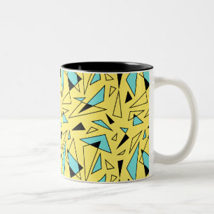Tasse 2 Couleurs Triangles Pattern