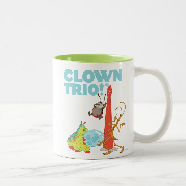 Tasse 2 Couleurs Trio de clowns ! (Droit)