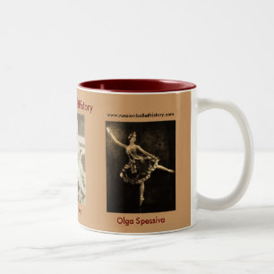 Tasse 2 Couleurs Trio de Russes de ballets des danseurs