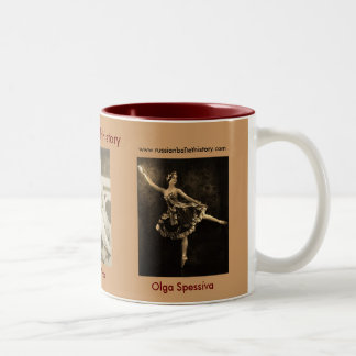 Tasse 2 Couleurs Trio de Russes de ballets des danseurs
