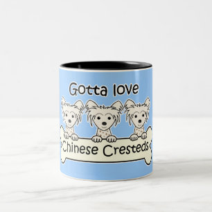 Tasse 2 Couleurs Trois Chinois Cresteds
