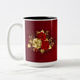 Tasse 2 Couleurs Trois Roses de bijoux