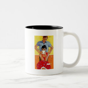 Tasse 2 Couleurs Trop tard pour composer