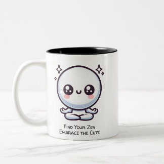 Tasse 2 Couleurs Trouvez votre zen, adoptez le mignon