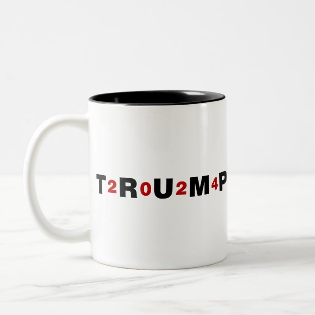 Tasse 2 Couleurs Trump 2024 (Gauche)