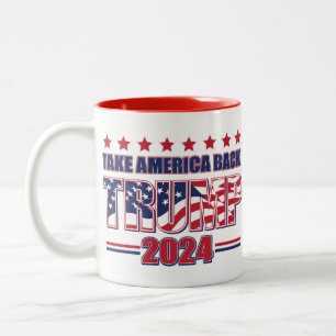 Tasse 2 Couleurs Trump 2024