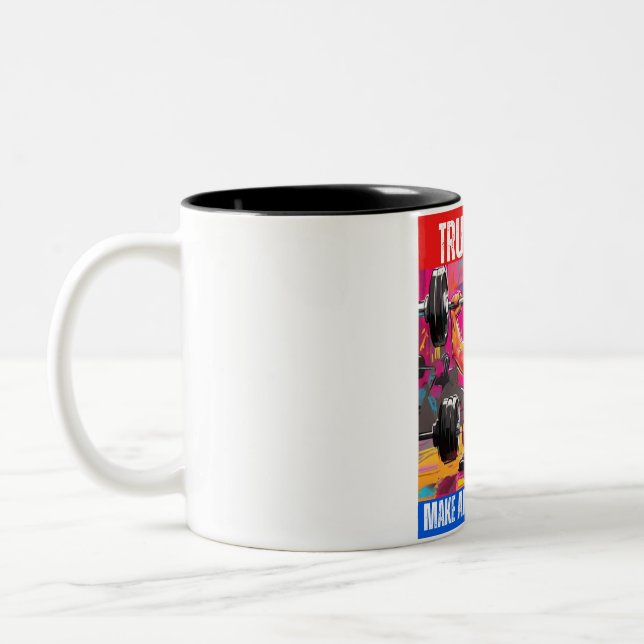 TASSE 2 COULEURS TRUMP 2024 RENDRE L'AMÉRIQUE FORTE (Gauche)