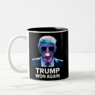Tasse 2 Couleurs Trump a encore gagné élection 2024 vote président 