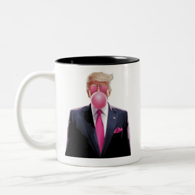 Tasse 2 Couleurs Trump bulle spéculative (Gauche)