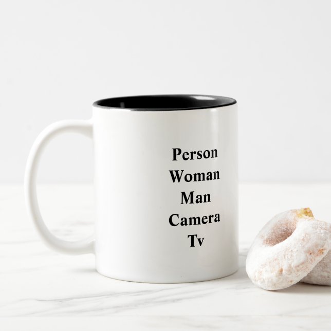 Tasse 2 Couleurs Trump cite un drôle de musique (Avec donut)