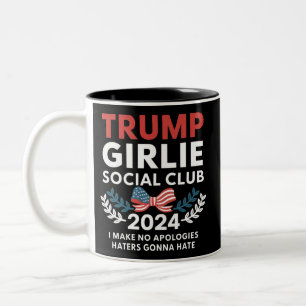 Tasse 2 Couleurs Trump Girlie Coquette Social Club Bow Election