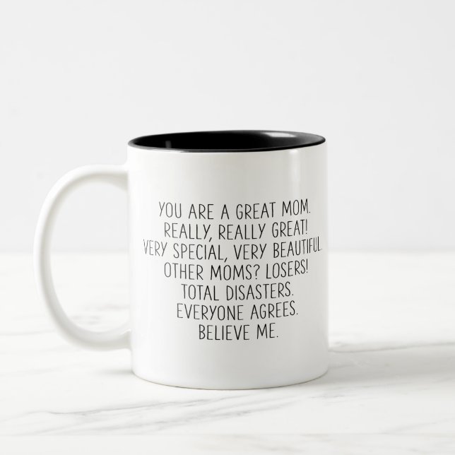 Tasse 2 Couleurs Trump Maman Mère Jour Cadeau, Idée Cadeau Républic (Gauche)