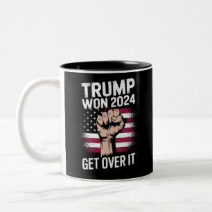 Tasse 2 Couleurs Trump Nous avons gagné Victoires Inauguration 47 P