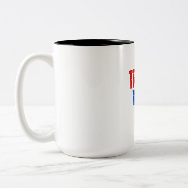 TASSE 2 COULEURS TRUMP VANCE 2024 (Gauche)