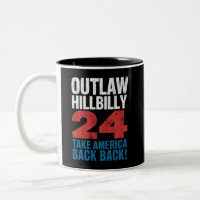 Trump Vance 2024 Hors-la-loi Hillbilly Drapeau amé