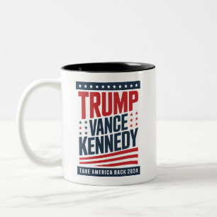 Tasse 2 Couleurs Trump Vance Kennedy Reprenez l'Amérique 2024 