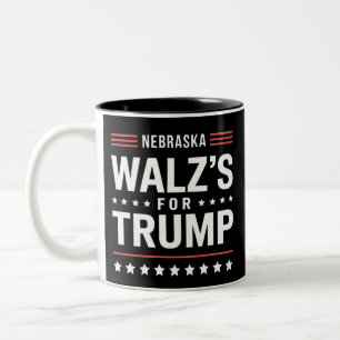 Tasse 2 Couleurs Trump Vance Walz pour Trump Nebraska