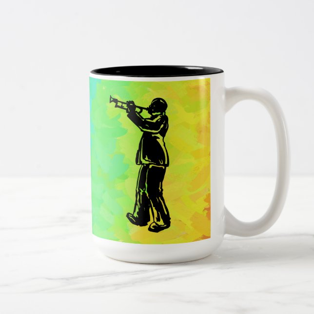 Tasse 2 Couleurs Trumpet New York Boogie Nights Rainbow (Droit)