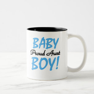 Tasse 2 Couleurs Tshirts et cadeaux de garçon de tante fière