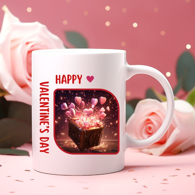 Tasse 2 Couleurs Tu Es Ma Saint Valentin ? - Connexion enchantée (Créateur téléchargé)