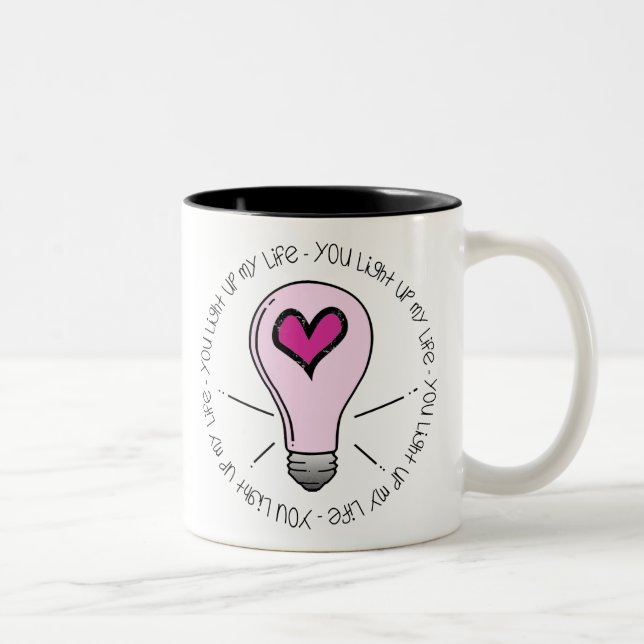 Tasse 2 Couleurs Tu Illumines Ma Vie (Droit)