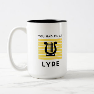 Tasse 2 Couleurs Tu m'as eu à lyre