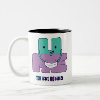Tasse 2 Couleurs Tu Me Fais Sourire !