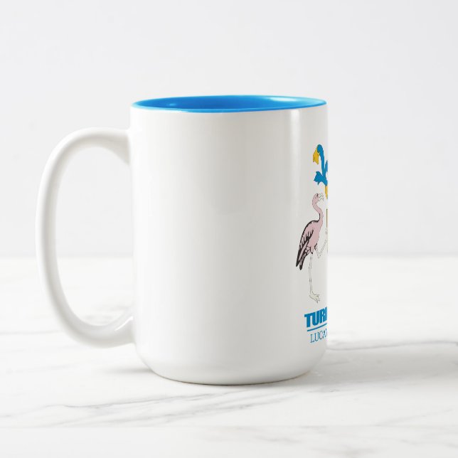 Tasse 2 Couleurs Turks & Caicos COA (Gauche)