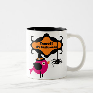 Tasse 2 Couleurs Tweet T-shirts et cadeaux Halloween