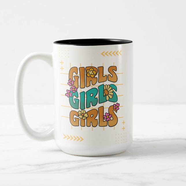 Tasse 2 Couleurs Two-Tone Mug, 15 oz (Gauche)