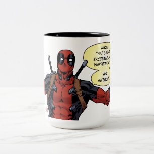Tasse 2 Couleurs Type Deadpool Pointing Character