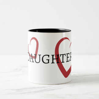 Tasse 2 Couleurs Typographie FILLE 