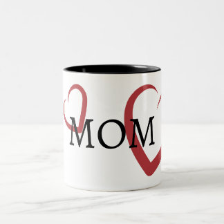 Tasse 2 Couleurs Typographie MOM 