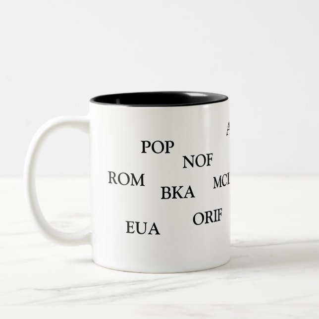 Tasse 2 Couleurs Un autre Three Letter Acronym (Gauche)