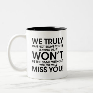 Tasse 2 Couleurs Un collègue qui part pour les femmes, un collègue