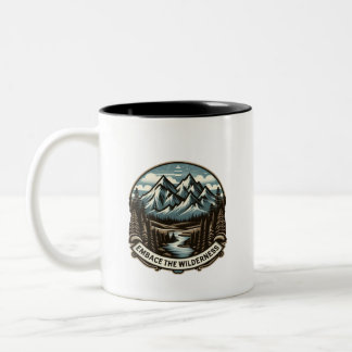 Tasse 2 Couleurs Un décor montagnard pour explorer la nature sauvag