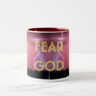 TASSE 2 COULEURS UN DIEU DE CRAINTE