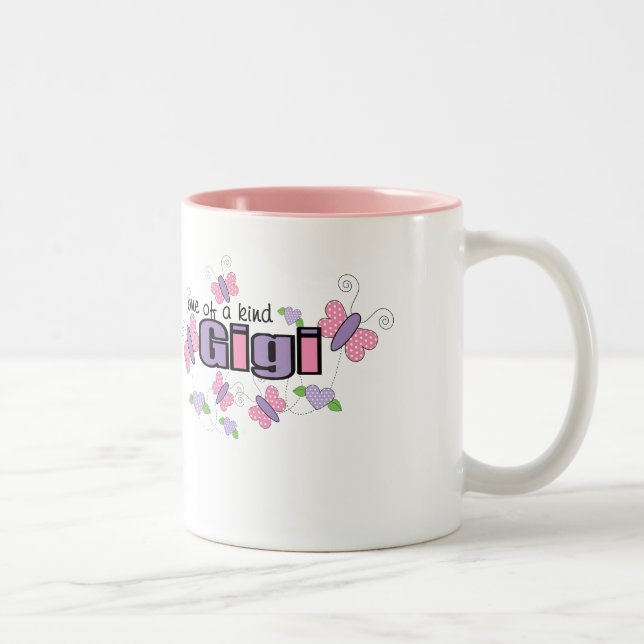 Tasse 2 Couleurs Un d'un Gigi aimable (Droit)
