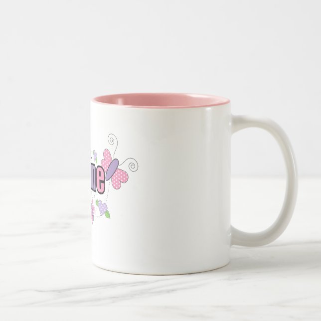 Tasse 2 Couleurs Un d'un Meme aimable (Droit)