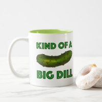 Un genre de gros Dill Deal Kosher Green Pickle drô