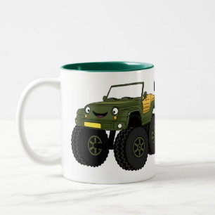 Tasse 2 Couleurs Un Green Monster truck